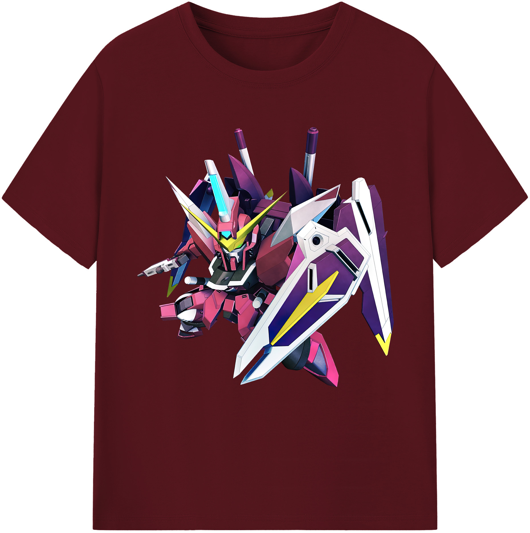（画像用） 機動戦士ガンダム Mobile Suit Gundam 綿100％半袖Tシャツ（フロントプリント）